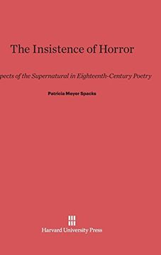 portada The Insistence of Horror (en Inglés)