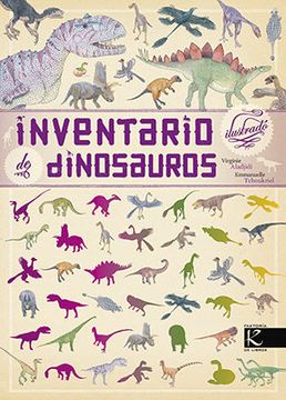 portada Inventario Ilustrado de Dinosaurios (Gallego) (en Portugués)