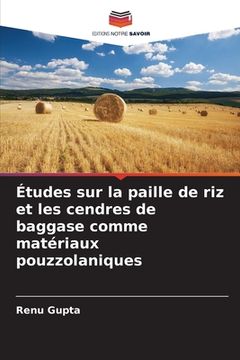 portada Études sur la paille de riz et les cendres de baggase comme matériaux pouzzolaniques (en Francés)