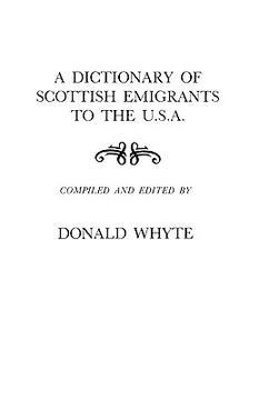 portada a dictionary of scottish emigrants to the u. s. a. (en Inglés)