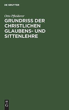 portada Grundris der Christlichen Glaubens und Sittenlehre (en Alemán)