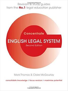portada English Legal System Concentrate: Law Revision and Study Guide (in English)