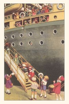 portada Vintage Journal Children Embarking Travel Poster (en Inglés)