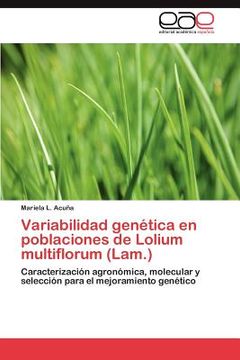 portada variabilidad gen tica en poblaciones de lolium multiflorum (lam.)