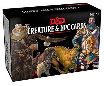 portada Dungeons & Dragons Spellbook Cards: Creature & npc Cards (D&D Accessory) (en Inglés)