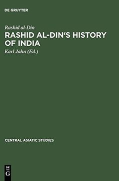 portada Rashid Al-Din's History of India (Central Asiatic Studies) (en Inglés)