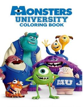 portada Monsters University Coloring Book: Coloring Book for Kids and Adults with Fun, Easy, and Relaxing Coloring Pages (in English)