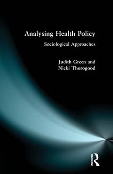 portada Analysing Health Policy: A Sociological Approach (en Inglés)