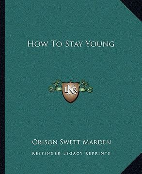 portada how to stay young (en Inglés)