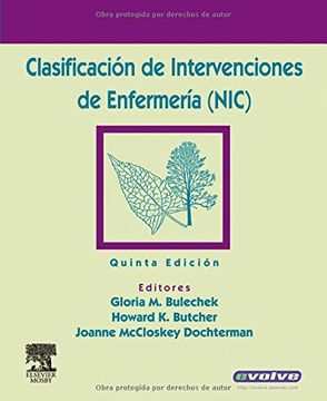 portada Clasificación de Intervenciones de Enfermería (Nic) (Incluye Evolve)