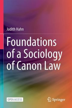 portada Foundations of a Sociology of Canon Law