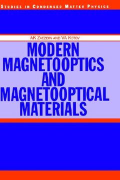 portada modern magnetooptics and magnetooptical materials (en Inglés)