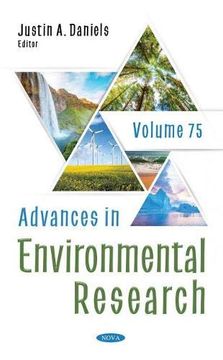 portada Advances in Environmental Research