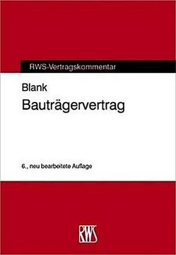 portada Bauträgervertrag (en Alemán)