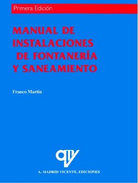 portada Manual De Instalaciones De Fontanería (spanish Edition)