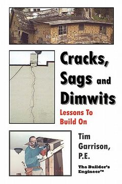 portada cracks, sags and dimwits (en Inglés)