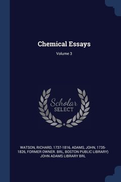 portada Chemical Essays; Volume 3 (en Inglés)