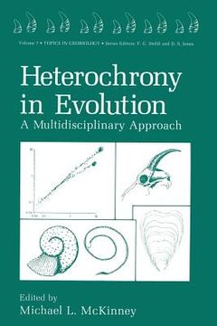 portada Heterochrony in Evolution: A Multidisciplinary Approach (en Inglés)