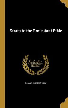portada Errata to the Protestant Bible (en Inglés)