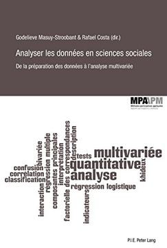 portada Analyser Les Données En Sciences Sociales: de la Préparation Des Données À l'Analyse Multivariée (en Francés)
