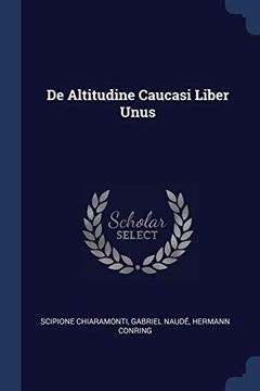 portada De Altitudine Caucasi Liber Unus (en Inglés)