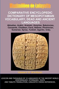 portada V6.Comparative Encyclopedic Dictionary of Mesopotamian Vocabulary Dead & Ancient Languages (en Inglés)