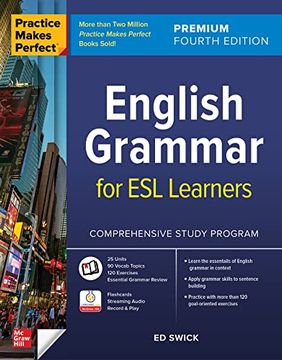 portada Practice Makes Perfect: English Grammar for esl Learners, Premium Fourth Edition (en Inglés)