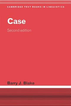 portada Case (Cambridge Textbooks in Linguistics) (en Inglés)