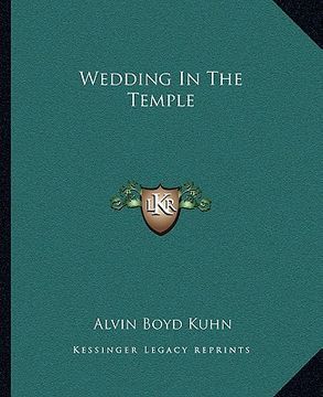 portada wedding in the temple (en Inglés)