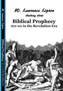 portada Biblical Prophecy: Are we in the Revelation Era