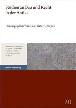portada Studien Zu Bau Und Recht in Der Antike (en Alemán)