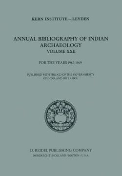 portada Annual Bibliography of Indian Archaeology: Volume XXII for the Years 1967-1969 (en Inglés)