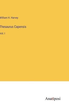 portada Thesaurus Capensis: Vol. I (en Inglés)