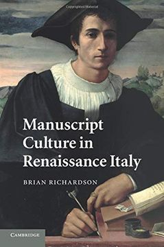 portada Manuscript Culture in Renaissance Italy (en Inglés)