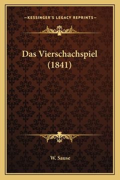 portada Das Vierschachspiel (1841) (en Alemán)