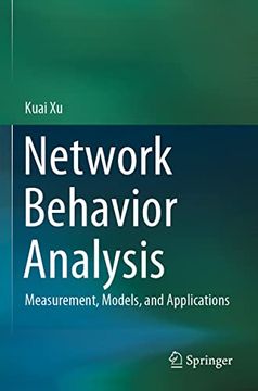 portada Network Behavior Analysis: Measurement, Models, and Applications (en Inglés)