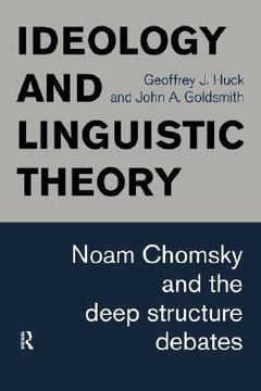 portada ideology and linguistic theory: noam chomsky and the deep structure debates (en Inglés)