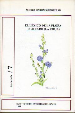 portada el léxico de la flora en alfaro (la rioja).