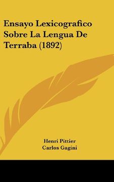portada Ensayo Lexicografico Sobre la Lengua de Terraba (1892) (in Spanish)
