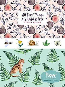 portada All Good Things are Wild and Free Sticky Notes (Flow) (en Inglés)