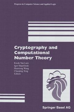 portada Cryptography and Computational Number Theory (en Inglés)