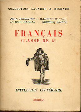 portada français. classe de 4e. initiation littéraire.