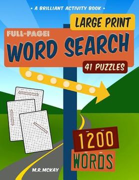 portada Large Print Word Search Puzzles 