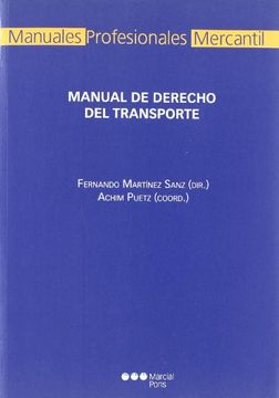 portada Manual de Derecho del Transporte