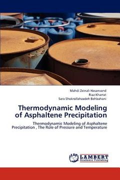 portada thermodynamic modeling of asphaltene precipitation (en Inglés)
