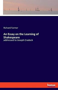 portada An Essay on the Learning of Shakespeare Addressed to Joseph Cradock (in English)