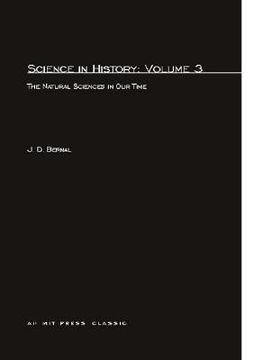 portada science in history: the natural sciences in our time (in English)