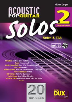 portada Acoustic Pop Guitar Solos Solf. & Tab Vol.2 CD