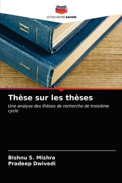 portada Thèse sur les thèses (in French)