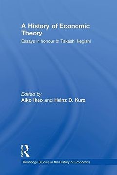 portada A History of Economic Theory (Routledge Studies in the History of Economics)